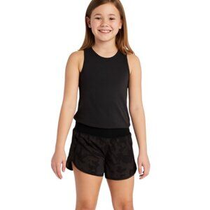 Girl's Zella SZ 12/14 Grey Elastic Waist Grey Camo Shorts